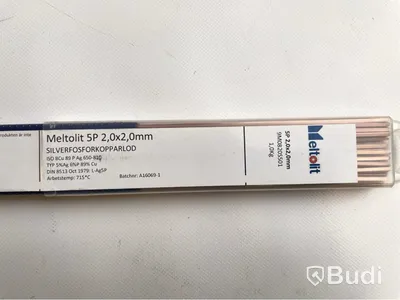 Silverfosforkopparlod, Meltolit 5P 2,0x2,0mm, Ord. pris inkl. moms: ca 1500 kr