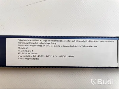 Silverfosforkopparlod, Meltolit 5P 2,0x2,0mm, Ord. pris inkl. moms: ca 1500 kr