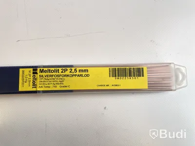 Silverfosforkopparlod, Meltolit 2P 2,5mm, Ord. pris inkl. moms: ca 1500 kr