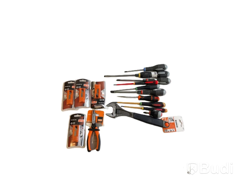 Parti med diverse produkter Bahco , Ord. pris inkl. moms: ca 1800 kr
