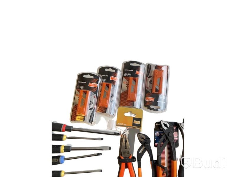 Parti med diverse produkter Bahco, Ord. pris inkl. moms: ca 2000kr