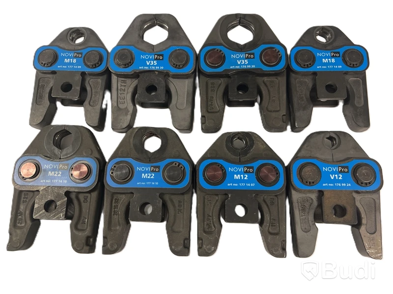 8 st. Novipro Pressbackar, olika storlekar, Totalt ord. pris inkl. moms: ca 15.200 kr