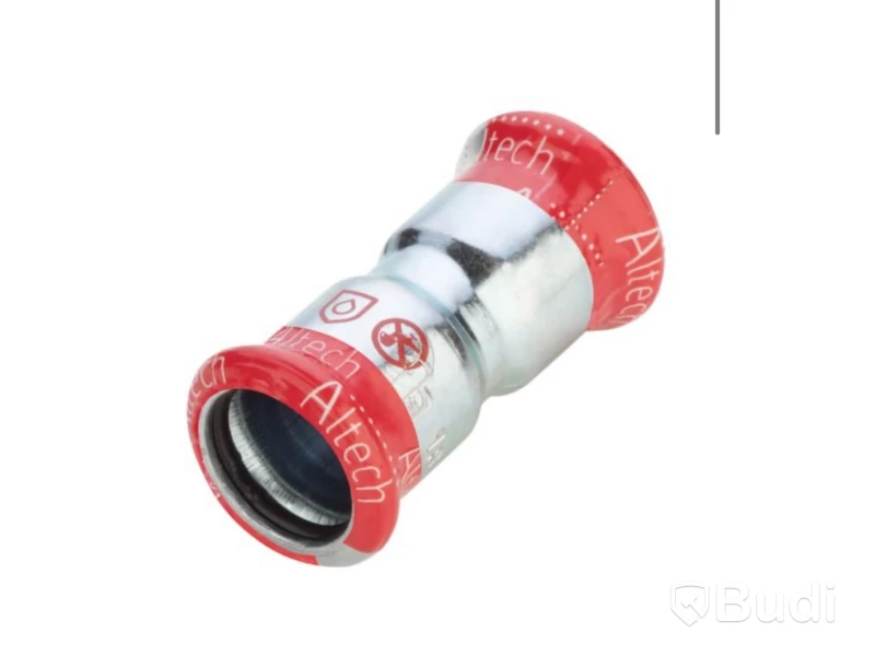 Dubbelmuff 76,1 Altech press 1541516, elförzinkad M.Profil,