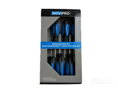 3 st. Skruvmejselset Novipro 5 delar samt 3 st spårskurvmejslar, Totalt ord. pris inkl. moms: ca 1100 kr