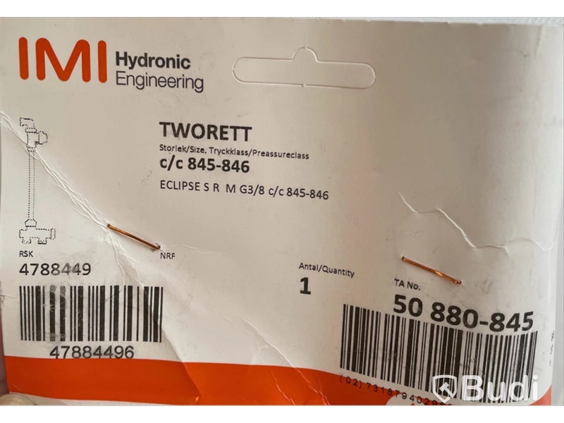 10 st. Radiatorkoppel 2-rörs Tworett IMI Hydronic engineer, , Totalt ord. pris inkl. moms: ca 6000 kr