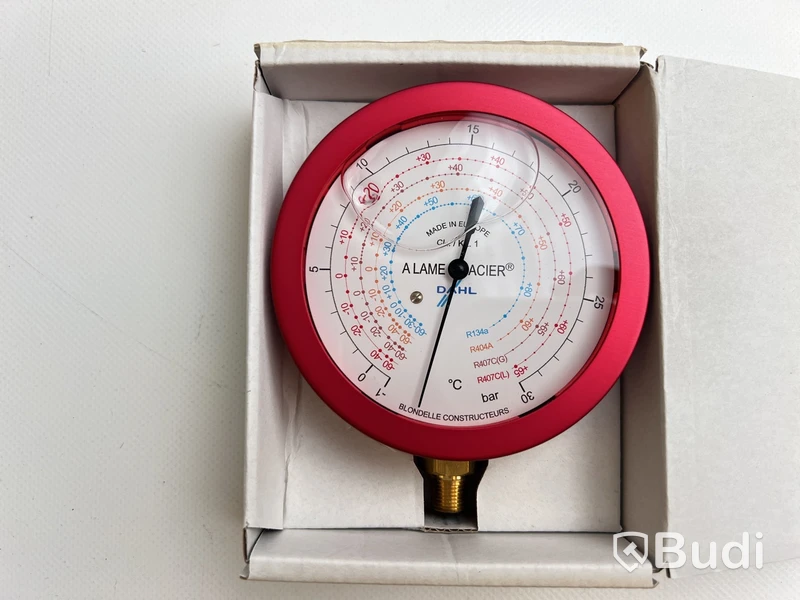 2 st. Manometer, Pressure Gauge composite diam 80, oljefylld, Blondelle, Totalt ord. pris inkl. moms: ca 1000 kr
