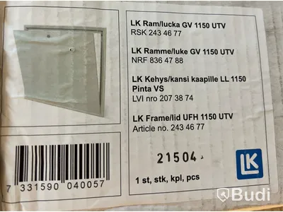 LK Ramlucka GV 1150 UTV, Ord. pris inkl. moms: ca 1400 kr