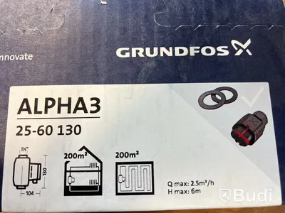 Cirkulationspump, Grundfos Alpha3 25-60 130