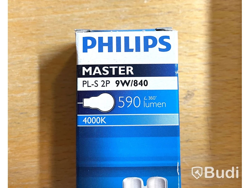 40 st. glödlamporPhilips Master PL-S 9W/840 2P kallvit, Totalt ord. pris inkl. moms: ca 1700 kr
