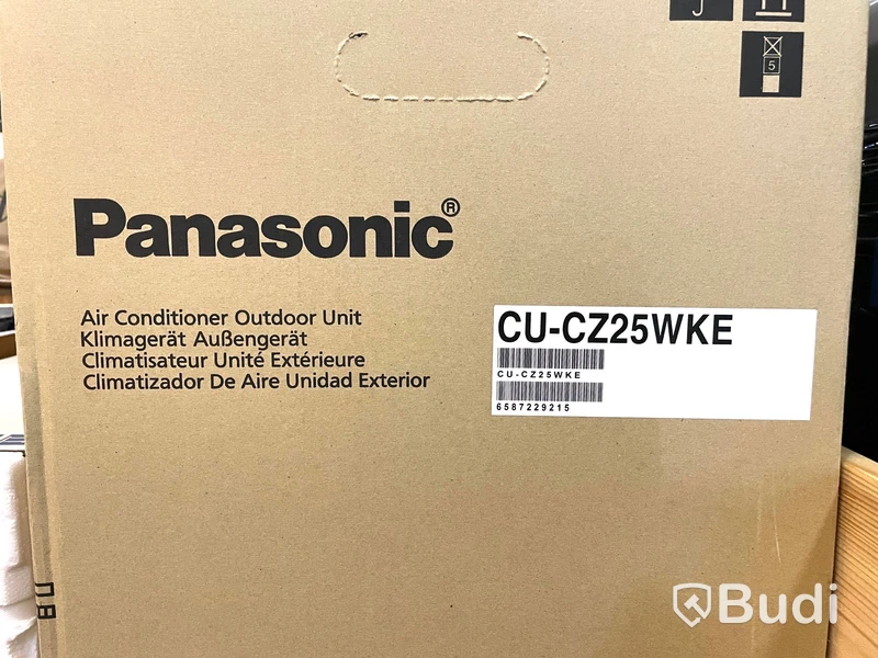 Luftvärmepump Panasonic CU/CS-CZ25WKE, Ord. pris inkl. moms: ca 10000 kr