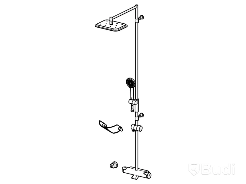 Takduschpaket ORAS Optima Rain Shower 7152, Ord. pris inkl. moms: ca 6000 kr