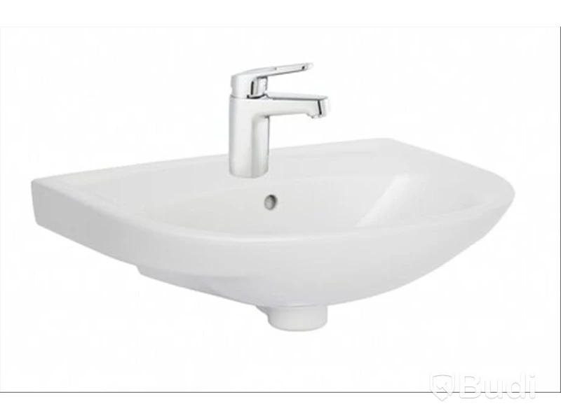 Tvättställspaket Alterna Basic med Grohe Eurosmart vippentil, 525 mm