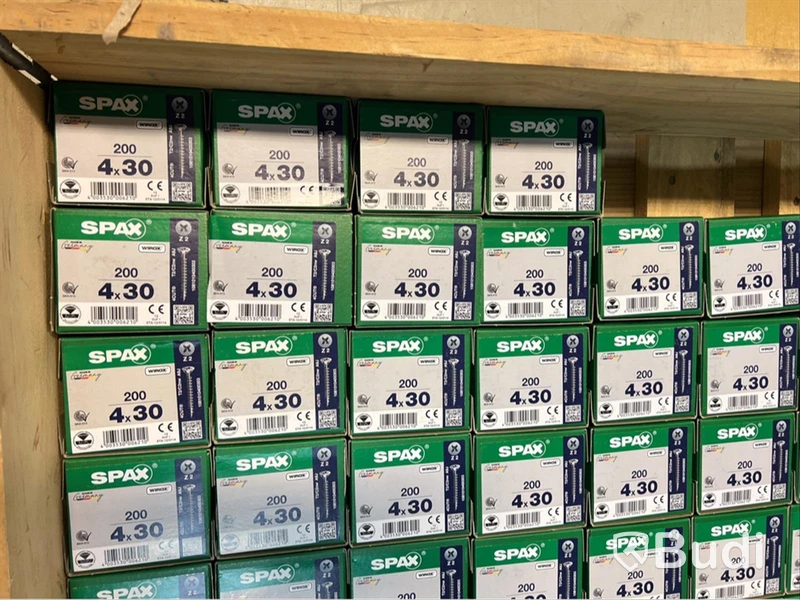 Parti med träskruv 4x30 mm Spax, TFX FZB ETA-12/0114