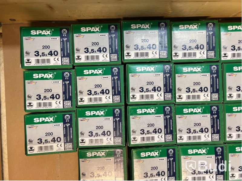 Parti med träskruv Spax, 3,5x40mm TFX, FZB ETA-12/0114