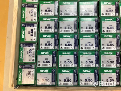 Parti med träskruv Spax, 5x50mm TFX, FZB ETA-12/0114