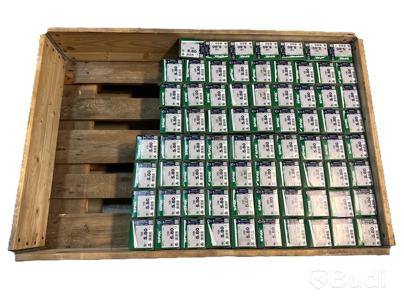 Parti med träskruv 5x80 mm, Spax