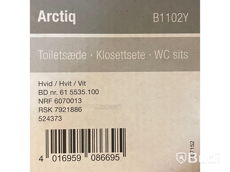 8st NY Wc-Sits Vit Alterna Arctic, Total värde ca: 3000kr