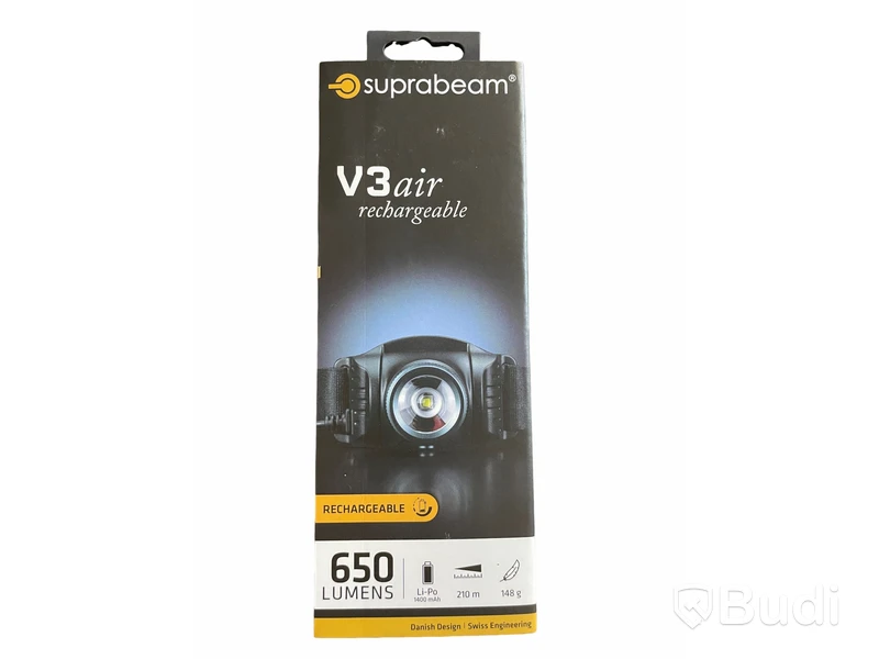 3st NYA Pannlampa Suprabeam V3air rechargeable, Totalt värde ca: 3000kr