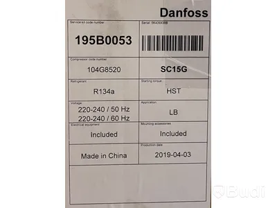 1st NY Kompressor, Danfoss SC15G 104G8520, ord pris ink moms ca: 3000 kr