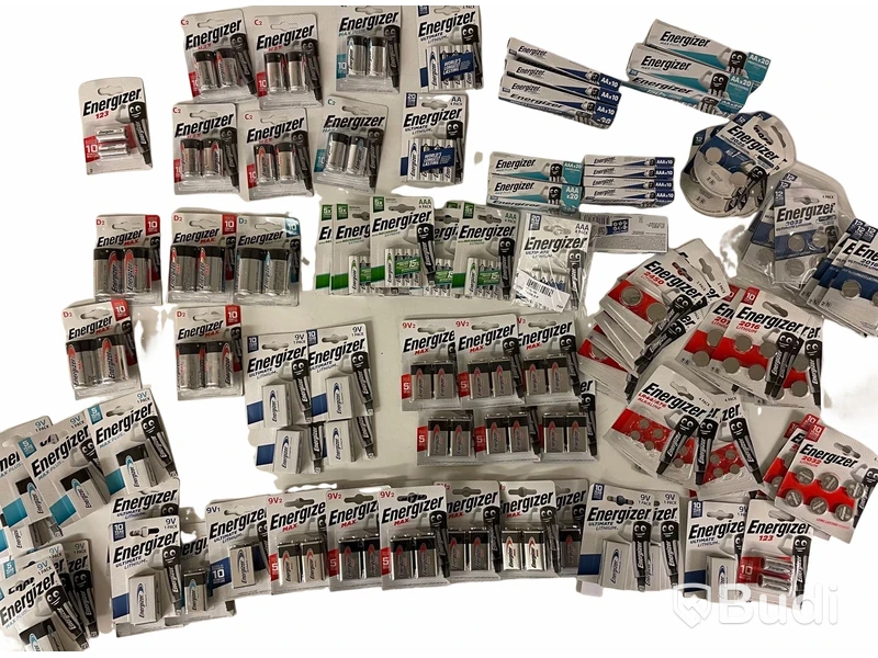 100st NYA Batterier Energizer, olika modeller, totalt ord pris ink moms ca: 5000 kr