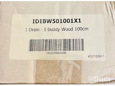3 st. duschavlopp, I-Drain, 1 st NY I-Buddy Wood, totalt ord. pris ink. moms ca: 2000 kr