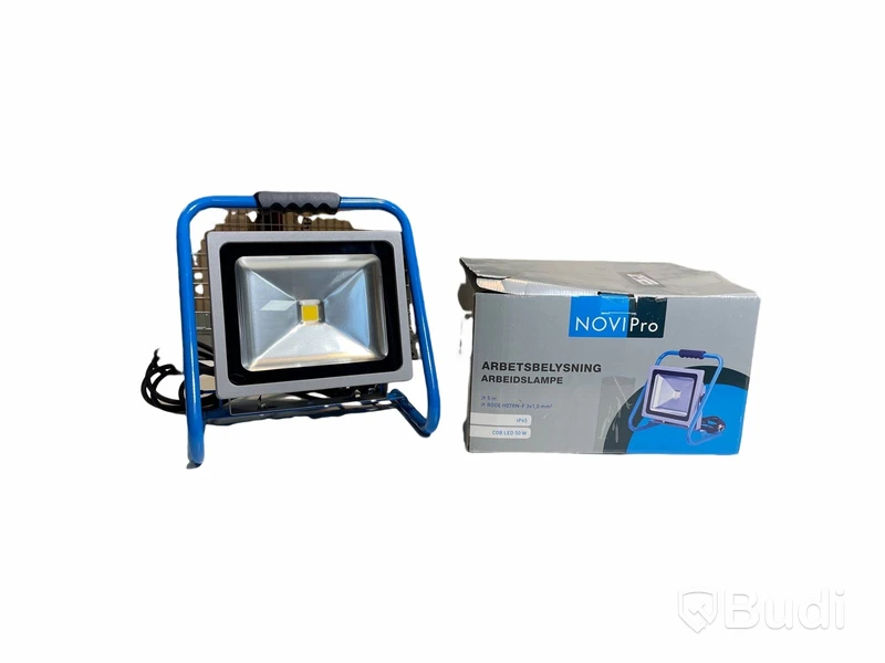1 st. arbetslampa, NoviPro LED 50W IP65, ord. pris ink. moms ca: 1000 kr