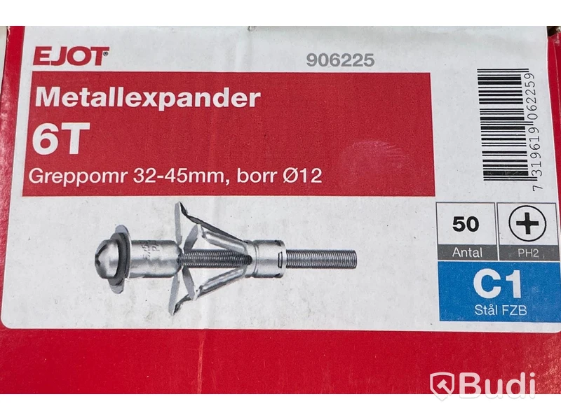 11 st. pkt. med div. skruvar Ejot, Ord. pris inkl. moms: ca 3500 kr