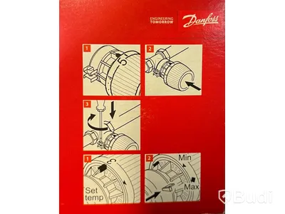13 st. radiatortermostat, Danfoss RA/V 2960, totalt ord. pris ink. moms ca: 4400 kr
