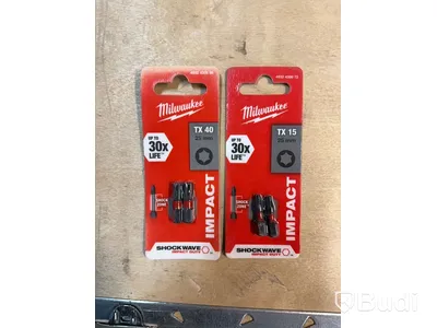 Paket med diverse småverktyg och tillbehör, Milwaukee, totalt ord. pris ink moms ca: 3000 kr