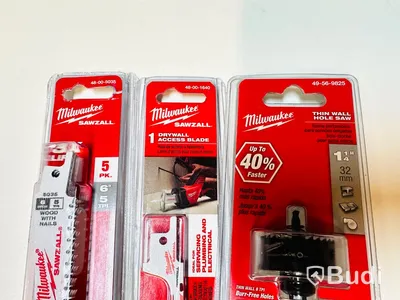 Paket med diverse småverktyg och tillbehör, Milwaukee, totalt ord. pris ink moms ca: 1000 kr