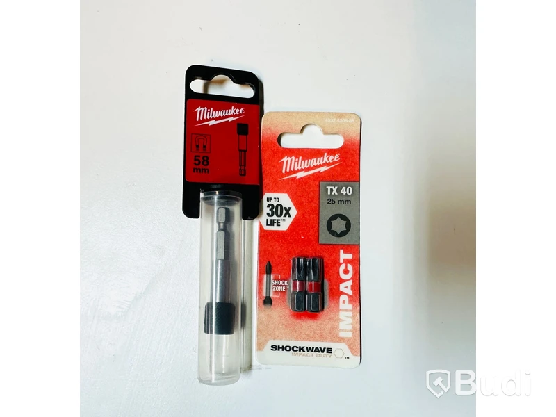Paket med diverse småverktyg och tillbehör, Milwaukee, totalt ord. pris ink moms ca: 1000 kr