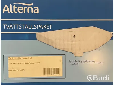 1 st. tvättställ, Alterna Basic 66cm, ord. pris ink. moms ca: 900kr