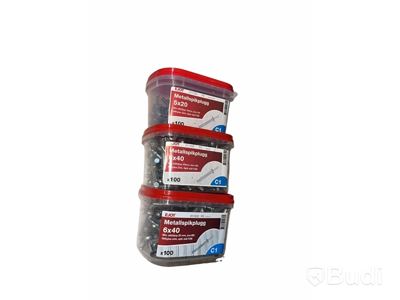 metallspikplugg — Ejot, 5x20 & 6x40 totalt ord. pris inkl. moms ca: 600 kr