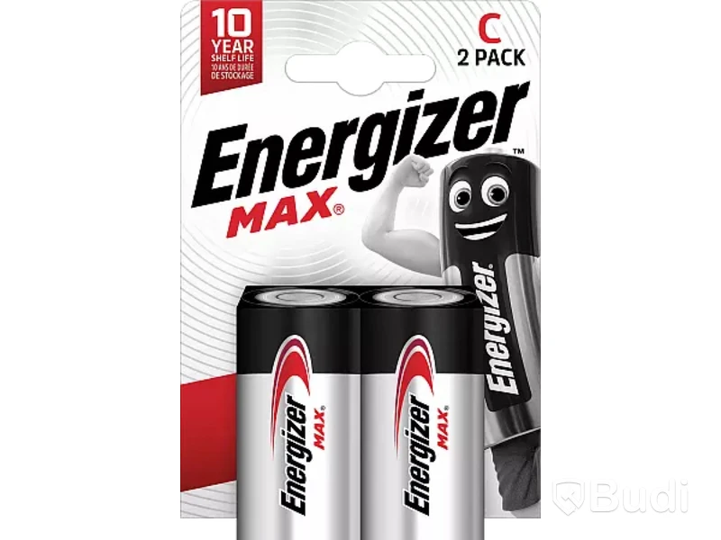 18 st. C-Batterier — Energizer Max. Totalt ord. pris inkl. moms ca: 500 kr