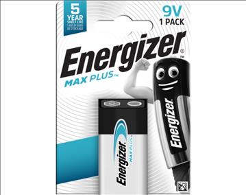 (NY) 12 st. Alkaliskt batteri 9 V Energizer Max Plus. Totalt ord. pris inkl. moms ca: 500kr