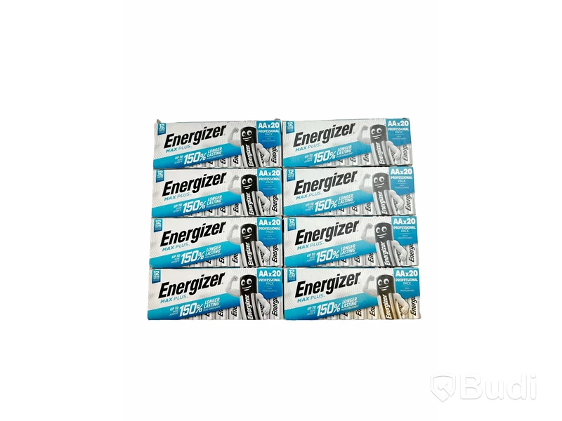 8 st. AA Batterier — Energizer 20-pack, Totalt ord. pris inkl. moms ca: 1350 kr