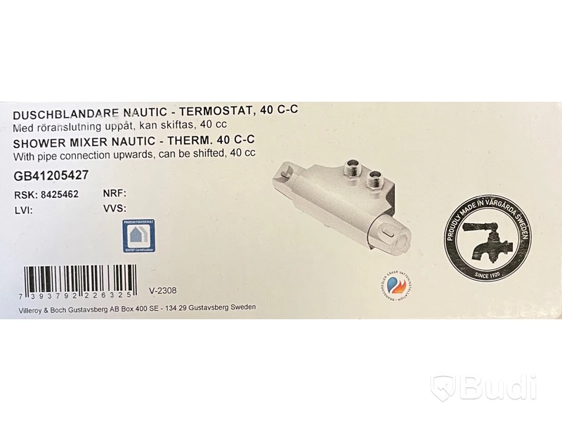 Duschblandare, Gustavsberg Nautic Termostat 40 c-c, Ord. pris inkl. moms ca: 2000kr