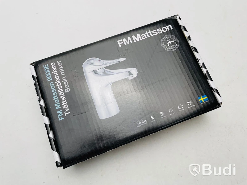 1 st tvättställsblandare, NY - FMMattson 9000E II krom, RSK nr: 8235456, ord. Pris ca: 1200 kr