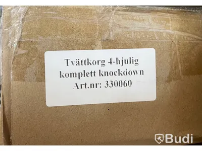 2 st tvättvagn med 4-hjul, NY - Compact Energi, art. Nr: 330060, totalt ord. Pris ca: 2000 kr