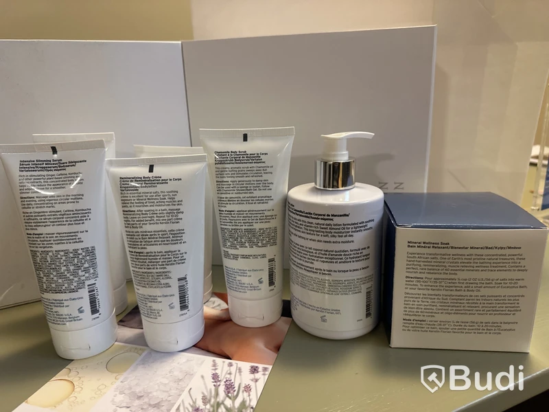 Kerstin Florian: Produkter f. skrubb & smörja kroppen. Anticellulit serum, badsalt  - se beskrivning
