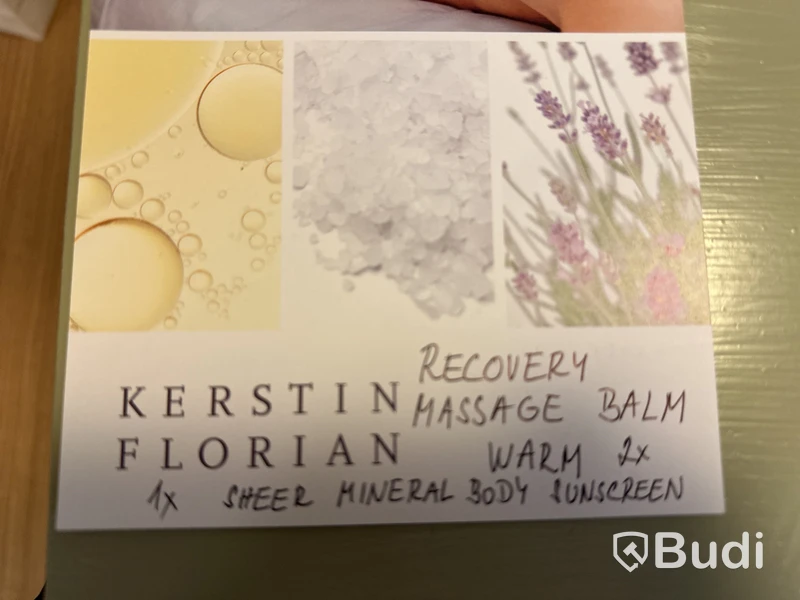 Kerstin Florian : Solskyddskräm. Värmande massage balsam  - se beskrivning