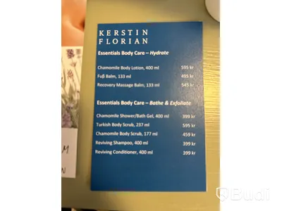 Kerstin Florian : Solskyddskräm. Värmande massage balsam  - se beskrivning