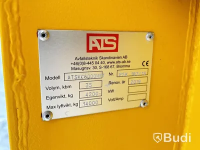 Stationär komprimator ATS Orwak med dubbla containrar - 2019