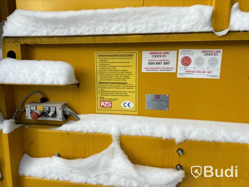Stationär komprimator ATS Orwak med dubbla containrar - 2019