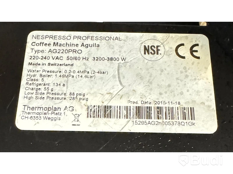 Kaffemaskin Nespresso Aquila