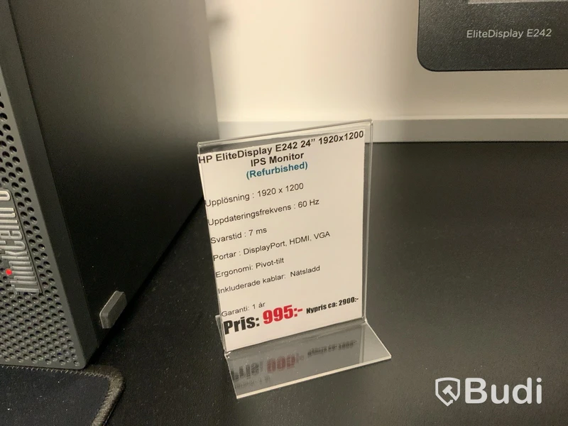 Stationär dator HP EliteDesk 800 G3 inkl. skärm