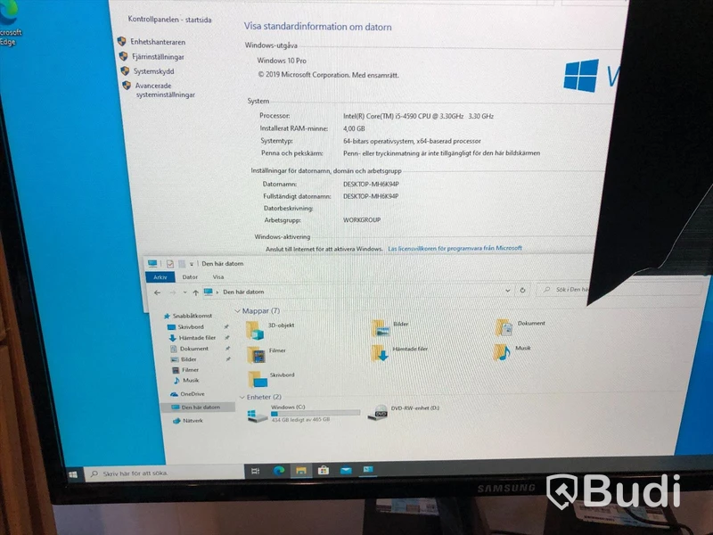 4st Datorer DELL m Samsung 24" skärmar