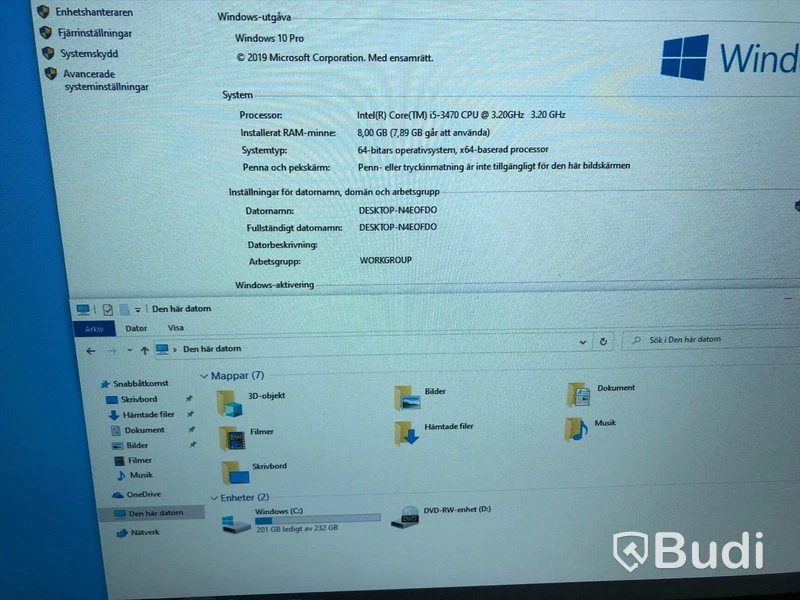 4st Datorer DELL m Samsung 24" skärmar
