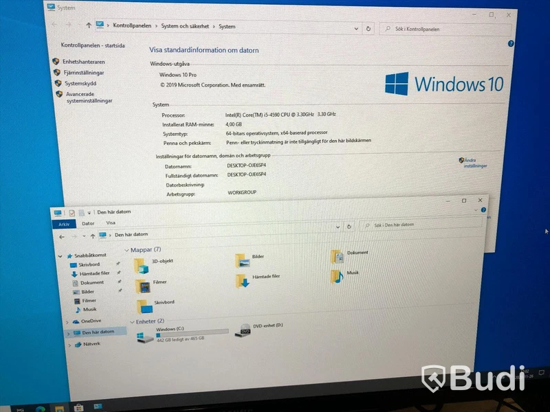 4st Datorer DELL m Samsung 24" skärmar