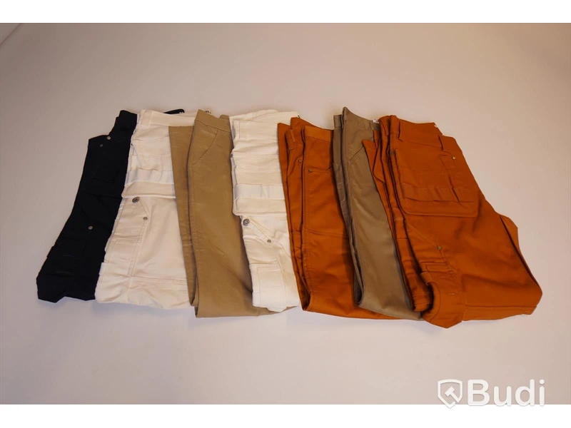 5 par arbetsbyxor, 2 par chinos strl 32